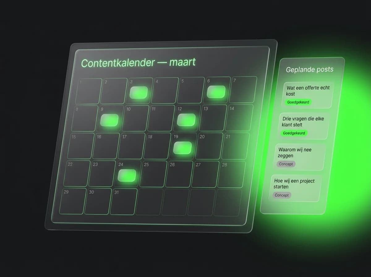 Maandelijkse content