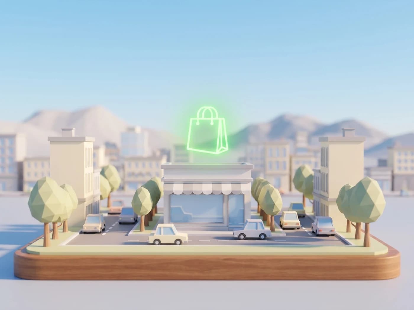 Illustration for E-commerce and brands