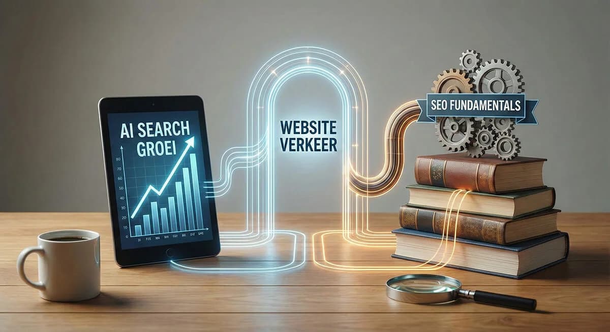 AI search groeit, maar SEO fundamentals drijven nog steeds het meeste verkeer