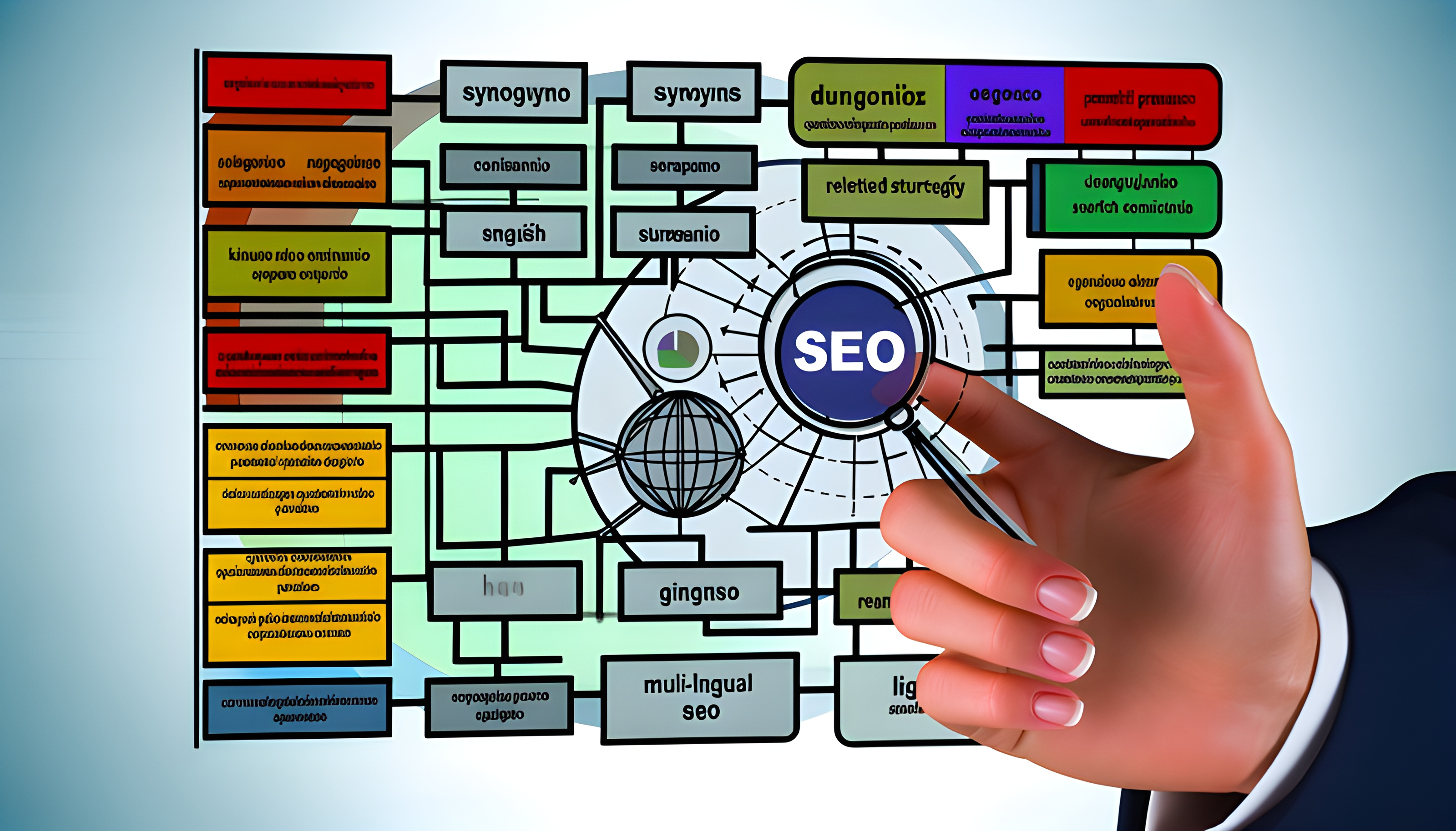 I. Introductie tot de rol van synoniemen in SEO II. Het belang van synoniemen voor de SEO-strategie III. Hoe synoniemen de ranking in zoekmachines beïnvloeden IV. Praktische tips om synoniemen effectief te gebruiken in SEO V. De impact van synoniemen op on-page en off-page SEO VI. De rol van synoniemen bij het verbeteren van de website-inhoud VII. Uitdagingen en overwinnen ervan bij het gebruik van synoniemen in SEO. 1 alt afbeeldingstekst van maximaal 50 tekens lang: "SEO-synoniemen"