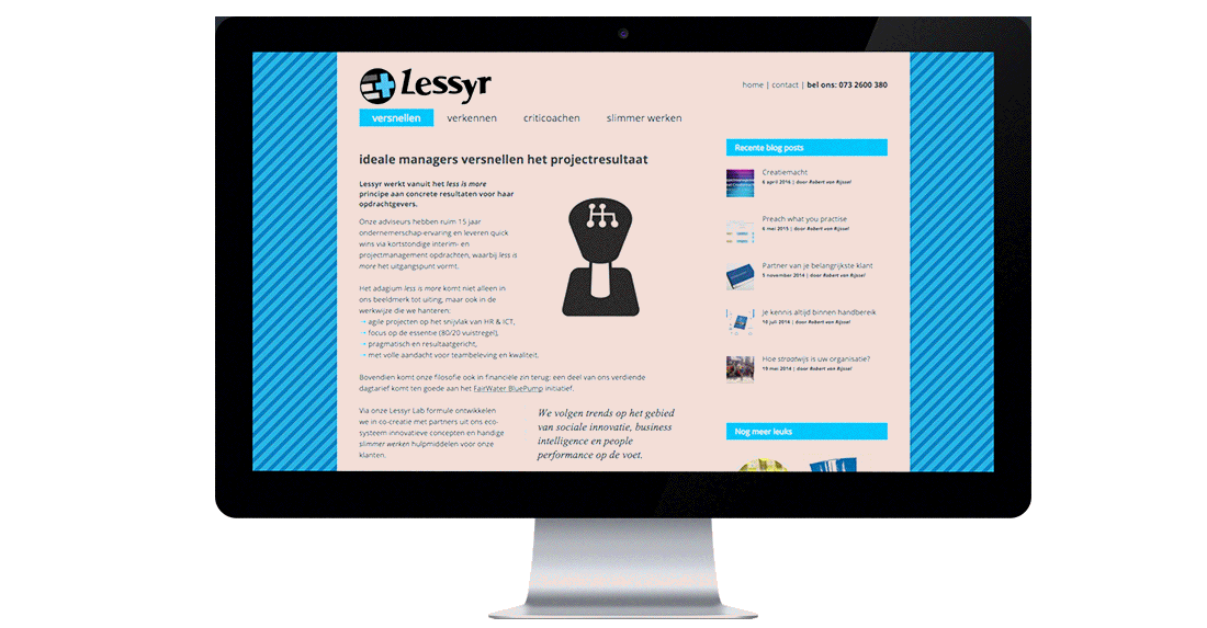 Lessyr Website Ontwerp Green Creatives