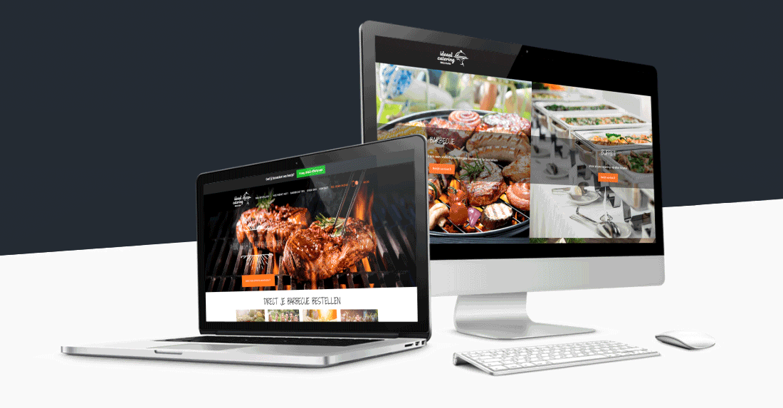 Ideaal Catering Design Website Green Creatives