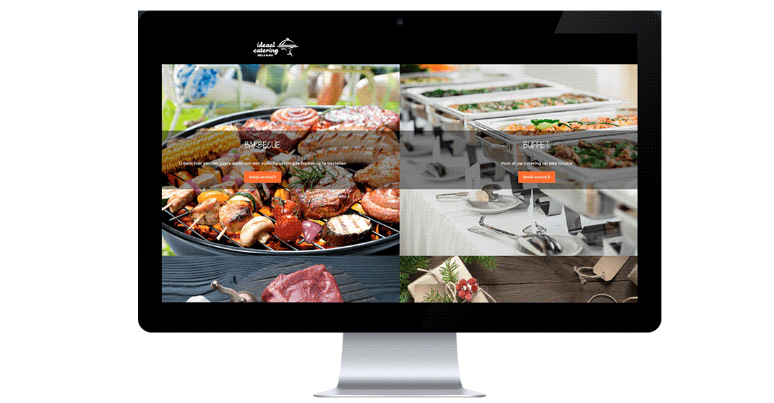 Ideaal Catering Website Green Creatives