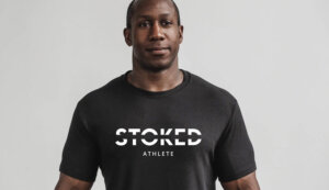 STOKED-athlete-shirt by Green Creatives